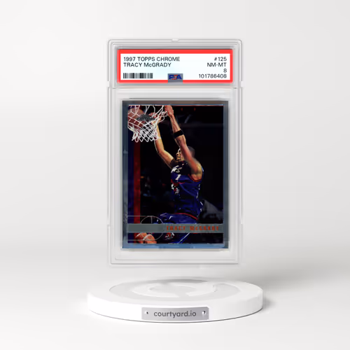 1997 Topps Chrome #125 Tracy McGrady (PSA 8 NM-MT)