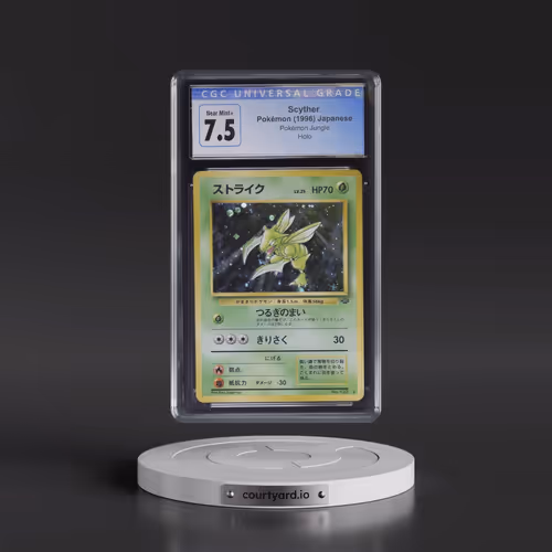 1997 Pokémon Jungle Scyther - Holo (CGC 7.5 NM+)