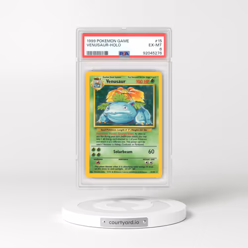 1999 Pokémon Game #15 Venusaur - Holo (PSA 6 EX-MT)