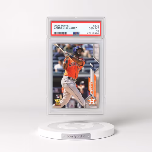 2020 Topps #276 Yordan Alvarez (PSA 10 GEM MINT)