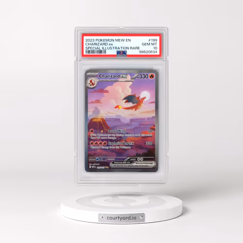 2023 Pokémon Mew EN-151 #199 Charizard EX - Holo Special Illustration Rare (PSA 10 GEM MINT)