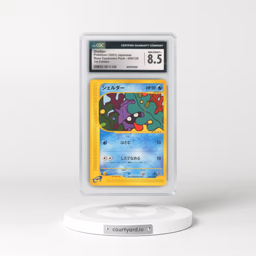 2001 Base Expansion Pack #009/128 Shellder - 1st Edition (CGC 8.5 NM-MT+)