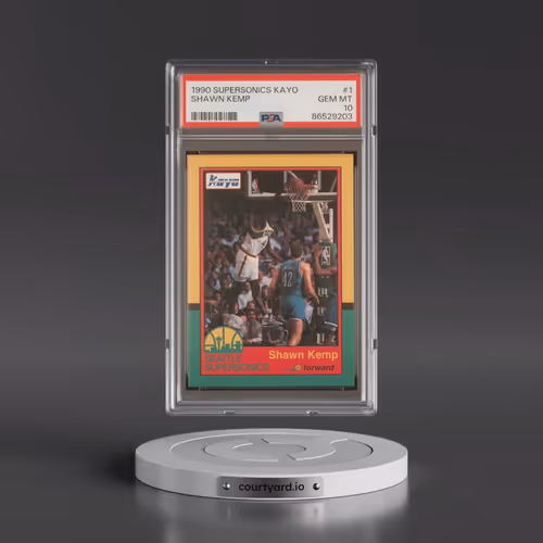 1990 Supersonics Kayo #1 Shawn Kemp (PSA 10 GEM MINT)