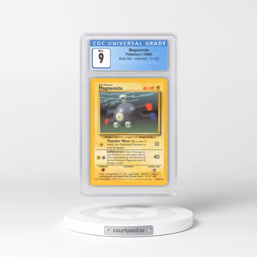 1999 Base Set #53 Magnemite (CGC 9 MINT)