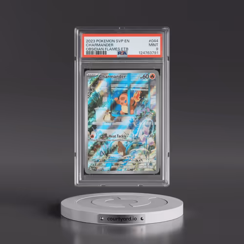2023 Pokémon Svp EN-SV Black Star Promo #044 Charmander - Obsidian Flames Elite Trainer Box (PSA 9 M