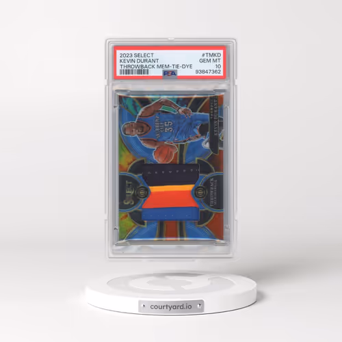2023 Panini Select Throwback Memorabilia #TMKD Kevin Durant - Tie-Dye Prizm (PSA 10 GEM MINT)