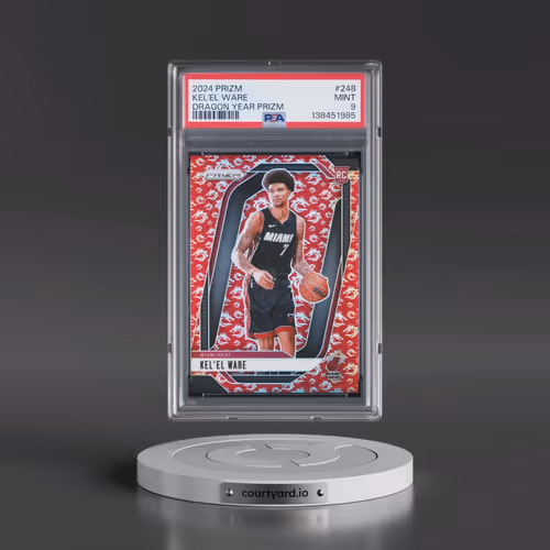 2024 Panini Prizm #248 Kel'El Ware - Dragon Year Prizm (PSA 9 MINT)