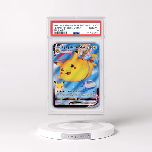 2021 Pokémon Celebrations #007 Flying Pikachu Vmax - Full Art (PSA 10 GEM MINT)