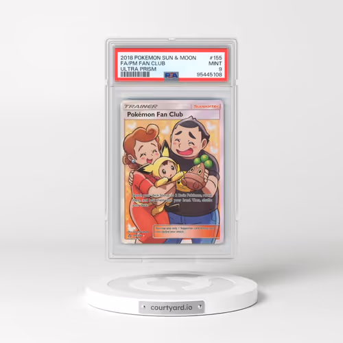 2018 Pokémon Sun & Moon Ultra Prism #155 Pokemon Fan Club - Full Art (PSA 9 MINT)