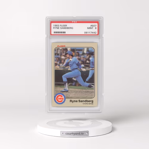 1983 Fleer #507 Ryne Sandberg (PSA 9 MINT)