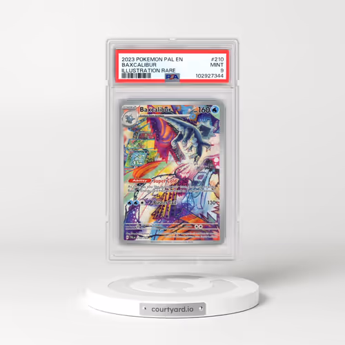 2023 Pokémon Pal EN-Paldea Evolved #210 Baxcalibur - Illustration Rare (PSA 9 MINT)