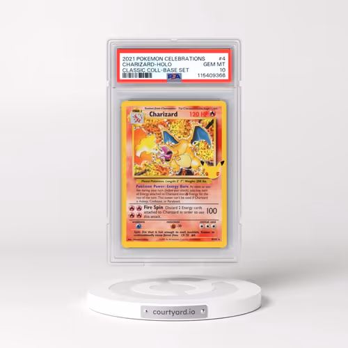 2021 Pokémon Celebrations Classic Collection #4 Charizard - Holo (PSA 10 GEM MINT)