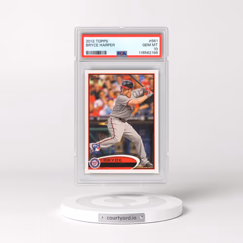 2012 Topps #661 Bryce Harper - Blue Helmet (PSA 10 GEM MINT)
