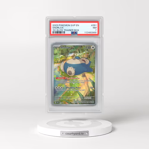 2023 Pokémon Svp EN-SV Black Star Promo #051 Snorlax - 151 Elite Trainer Box (PSA 7 NM)