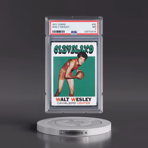 1971 Topps #52 Walt Wesley (PSA 7 NM)