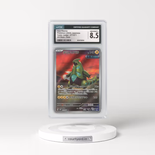 2024 Cyber Judge #077/071 Iron Thorns - Art Rare (CGC 8.5 NM-MT+)