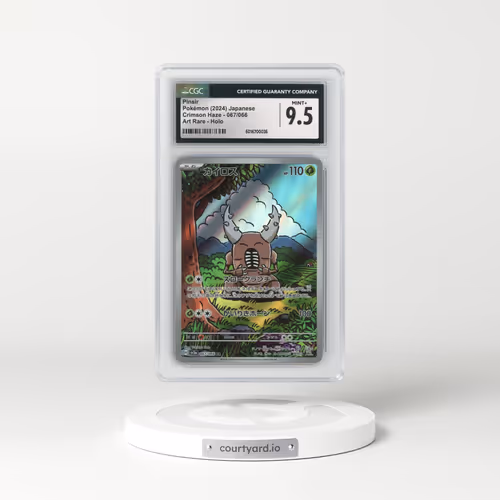 2024 Crimson Haze #067/066 Pinsir - Art Rare Holo (CGC 9.5 MINT+)