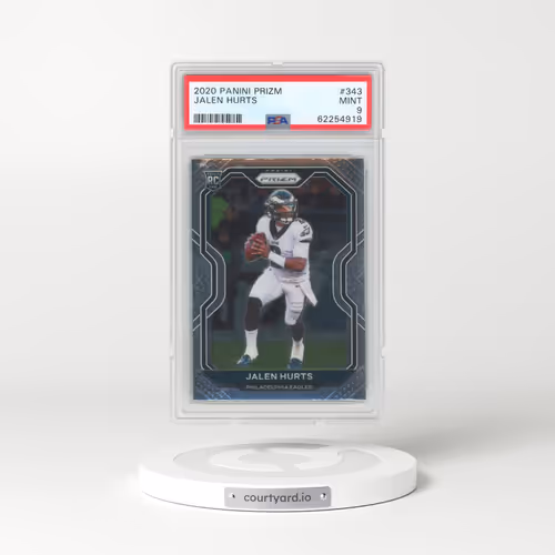2020 Panini Prizm #343 Jalen Hurts (PSA 9 MINT)
