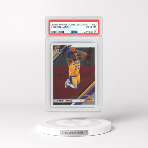 2019 Panini Donruss Optic #60 LeBron James (PSA 10 GEM MINT)
