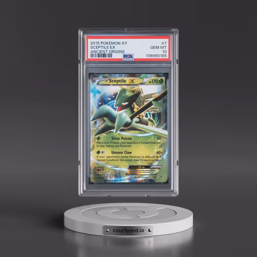 2015 Pokémon XY Ancient Origins #7 Sceptile EX - Holo (PSA 10 GEM MINT)
