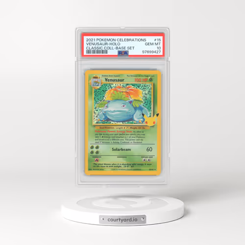 2021 Celebrations - Classic Collection #15 Venusaur - Base Set Holo (PSA 10 GEM MINT)