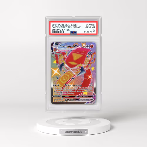 2021 Pokémon Sword & Shield Shining Fates #SV109 Centiskorch Vmax - Full Art (PSA 10 GEM MINT)