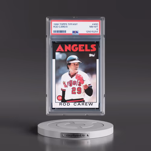 1986 Topps Tiffany #400 Rod Carew (PSA 8 NM-MT)