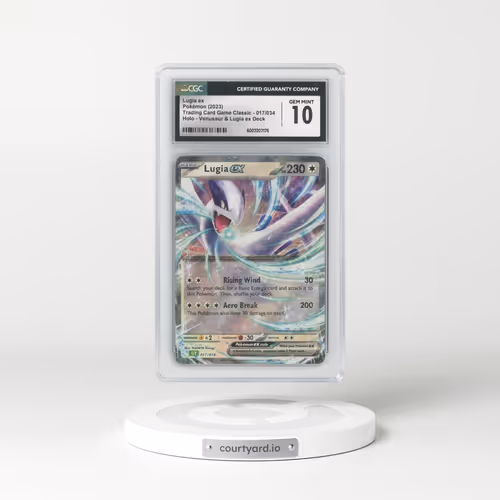 2023 Trading Card Game Classic - CLV, CLC, CLB #017/034 Lugia ex - Holo Venusaur & Lugia ex Deck - CLV (CGC 10 GEM MINT)