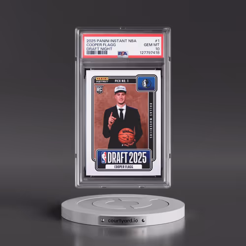 2025 Panini Instant NBA Draft Night #1 Cooper Flagg (PSA 10 GEM MINT)