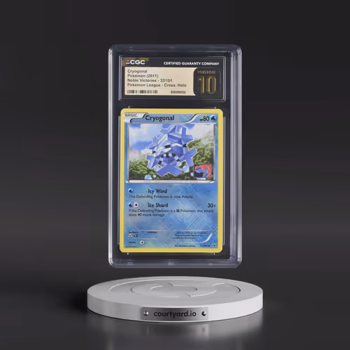 2011 Noble Victories #32/101 Cryogonal - Pokémon League (Crosshatch Holo) (CGC 10 PRISTINE)