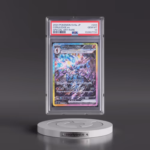 2024 Pokémon Sv8a-Terastal Fest EX #203 Ceruledge EX - Holo Special Art Rare (PSA 10 GEM MINT)