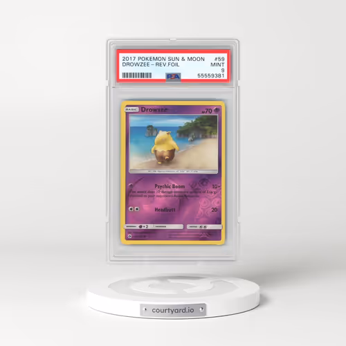 2017 Pokémon Sun & Moon #59 Drowzee Reverse Foil