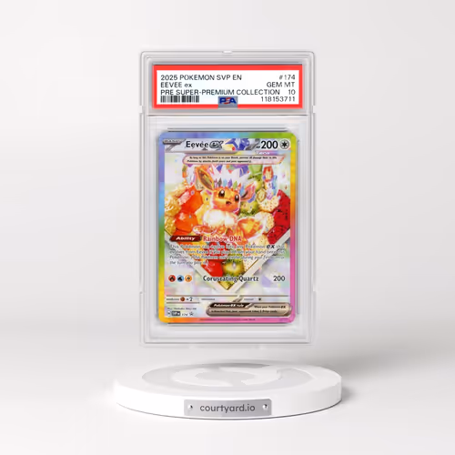 2025 Pokémon Svp EN-SV Black Star Promo #174 Eevee EX - Holo Prismatic Evolutions Super-Premium Coll