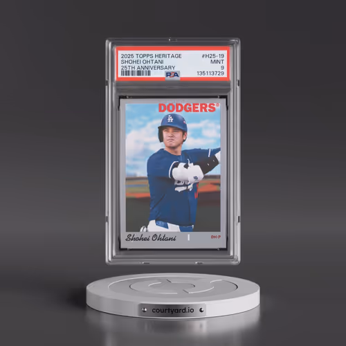 2025 Topps Heritage Heritage 25th Anniversary #H25-19 Shohei Ohtani (PSA 9 MINT)