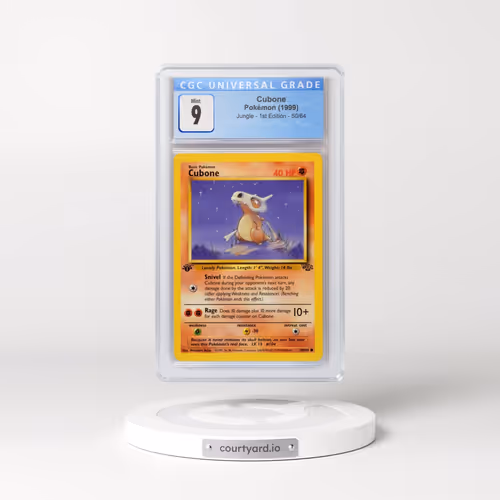 1999 Jungle #50/64 Cubone - 1st Edition 1st Edition (CGC 9 MINT)