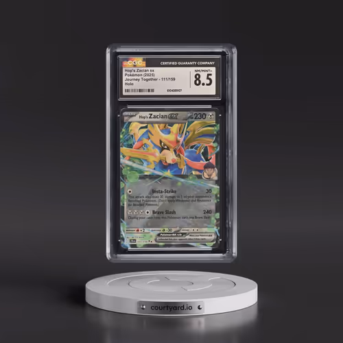 2025 Pokémon Jtg EN-Journey Together #111 Hop's Zacian EX - Holo (CGC 8.5 NM-MT+)