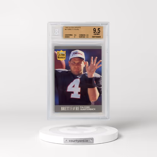 1991 Ultra Update #U-1 Brett Favre (BGS 9.5 GEM MINT)