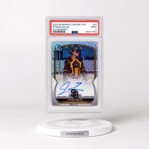 2023 Bowman Chrome Mega Box Autographs #ES Ethan Salas (PSA 9 MINT)