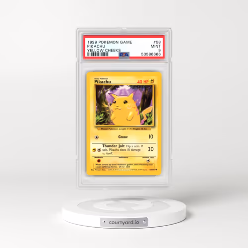 1999 Pokémon Game #58 Pikachu - Yellow Cheeks (PSA 9 MINT)