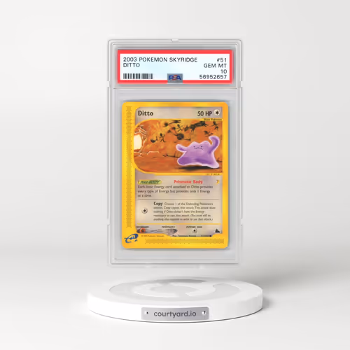 2003 Pokémon Skyridge #51 Ditto (PSA 10 GEM MINT)