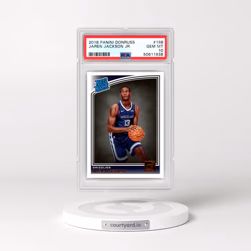 2018 Panini Donruss #188 Jaren Jackson Jr. (PSA 10 GEM MINT)