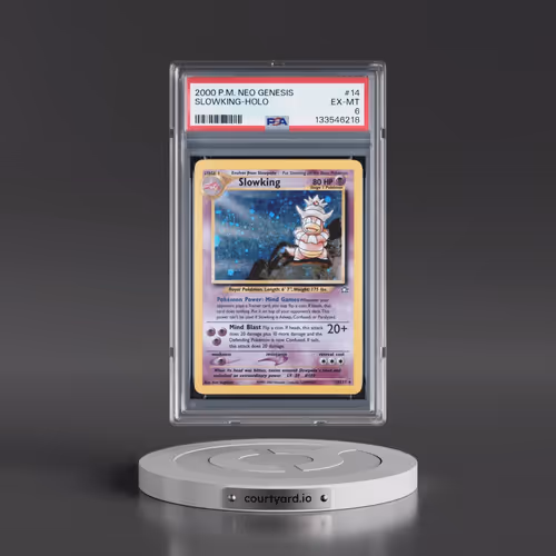 2000 Pokémon Neo Genesis #14 Slowking - Holo (PSA 6 EX-MT)