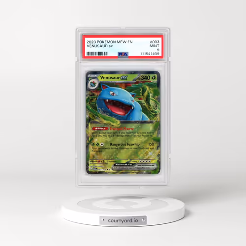 2023 Pokémon Mew EN-151 #003 Venusaur EX - Holo (PSA 9 MINT)