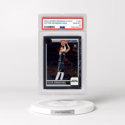 2023 Panini Hoops Premium Stock #108 Victor Wembanyama (PSA 10 GEM MINT)
