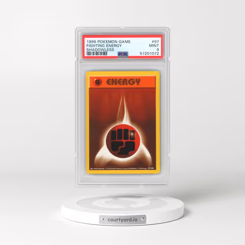 1999 Pokémon Game #97 Fighting Energy - Shadowless (PSA 9 MINT)