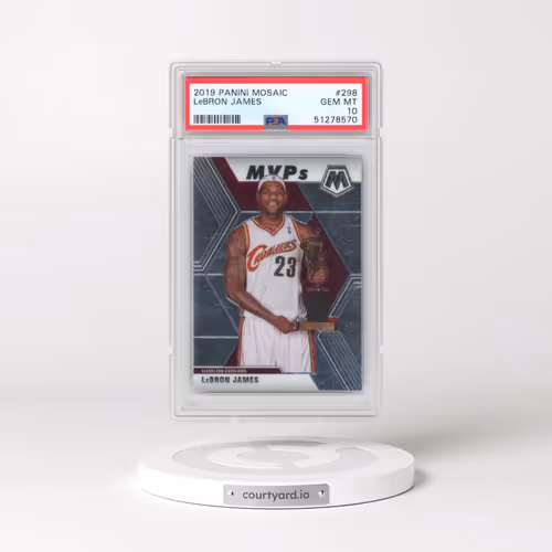 2019 Panini Mosaic #298 LeBron James (PSA 10 GEM MINT)