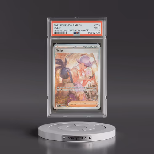 2023 Pokémon Par EN-Paradox Rift #259 Tulip - Special Illustration Rare (PSA 9 MINT)