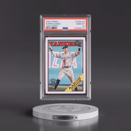 2023 Topps 1988 Topps Baseball #2T88-42 Aaron Judge - Series 2 (PSA 10 GEM MINT)