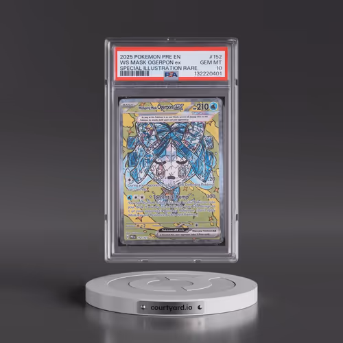 2025 Pokémon Pre EN-Prismatic Evolutions #152 Wellspring Mask Ogerpon EX - Holo Special Illustration