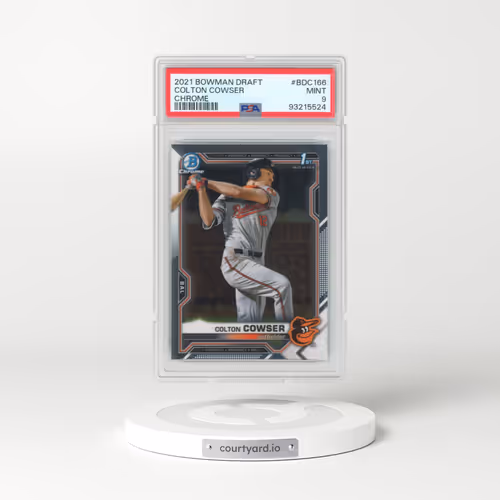 2021 Bowman Draft #BDC166 Colton Cowser - Chrome (PSA 9 MINT)